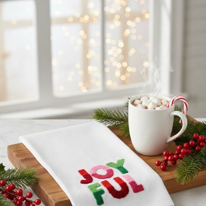 Joyful Christmas Kitchen Towel